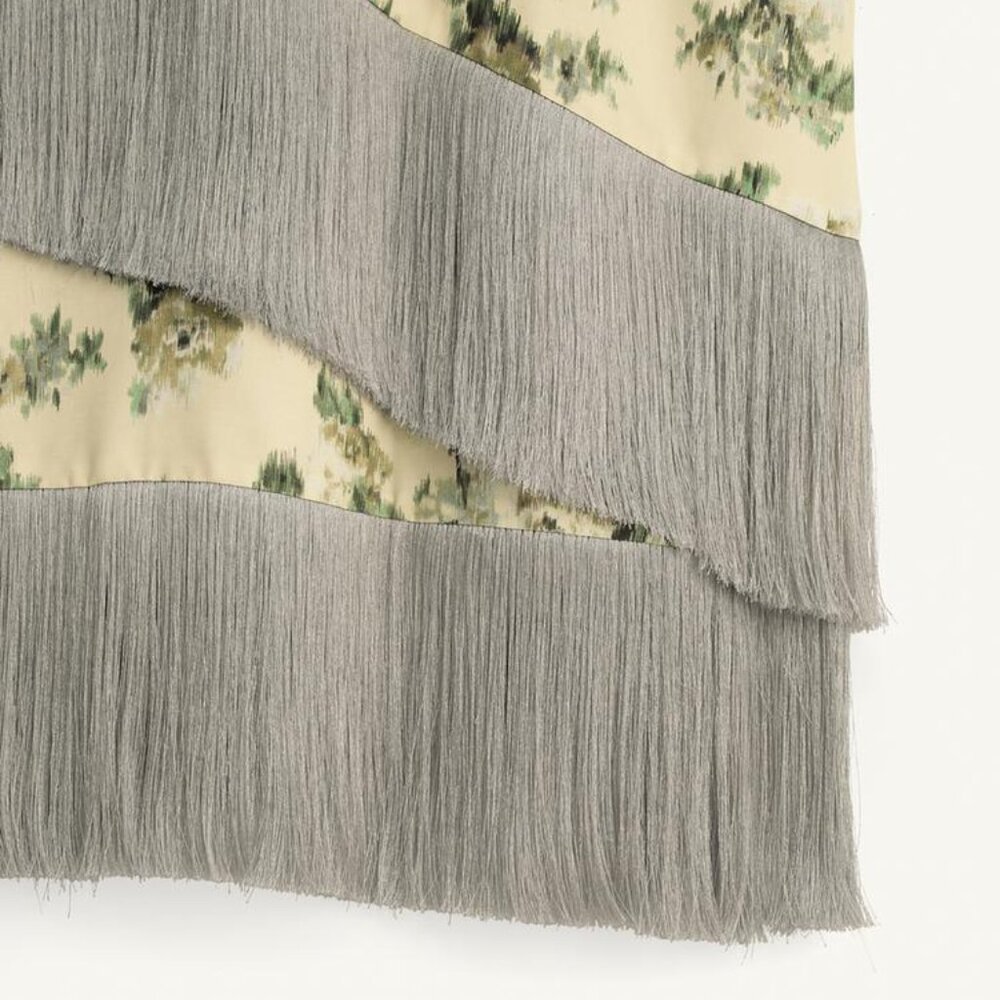❗️BLOGGERS FAVORITE❗️ZARA LIMITED EDITION FLORAL FRINGE SKIRT - Picture 15 of 16